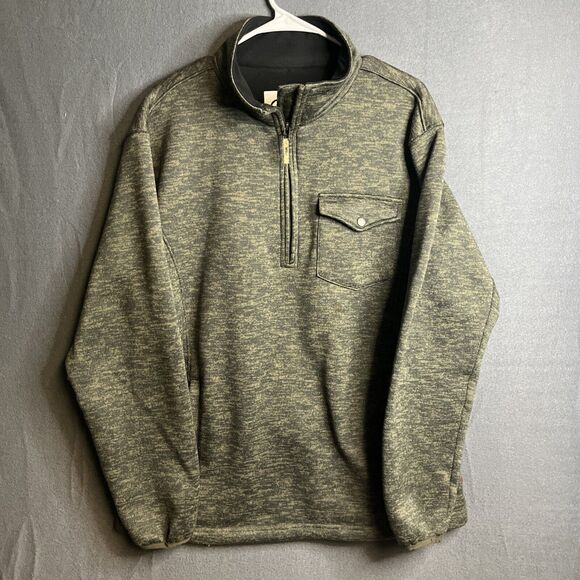 Mountain Khakis Old Faithful Quarter Zip Flap Pocket‎ Jacket Mens Extra Large - Picture 1 of 11